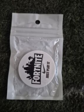 Unbranded Custom Fortnite x Nike White Pop Socket - Black Logo